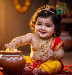 cute baby krishna images hd