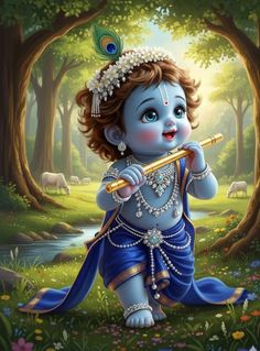 cute baby krishna images hd