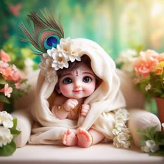 cute baby krishna images hd