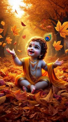 cute baby krishna images hd