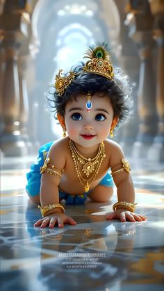 cute baby krishna images hd
