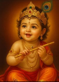 cute baby krishna images hd