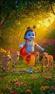 cute baby krishna images hd