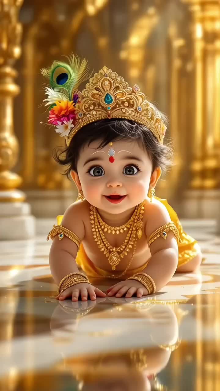 cute baby krishna images hd