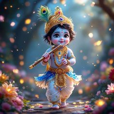 cute baby krishna images hd