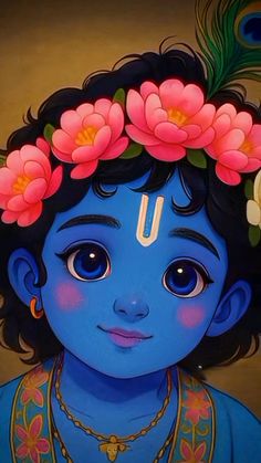 cute baby krishna images hd
