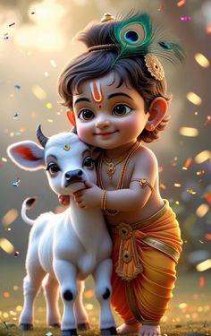 cute baby krishna images hd