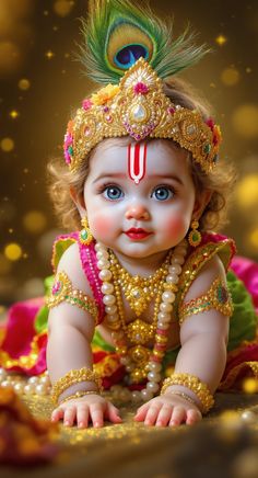 cute baby krishna images hd