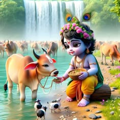 cute baby krishna images hd