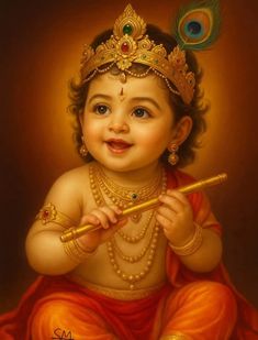 cute baby krishna images hd