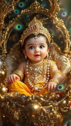 cute baby krishna images hd