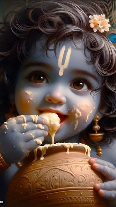 cute baby krishna images hd