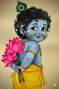 cute baby krishna images hd