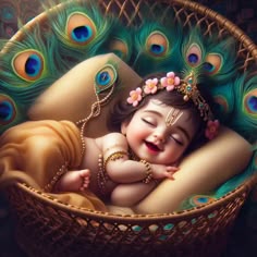cute baby krishna images hd