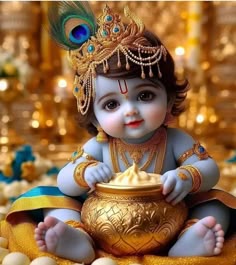 cute baby krishna images hd