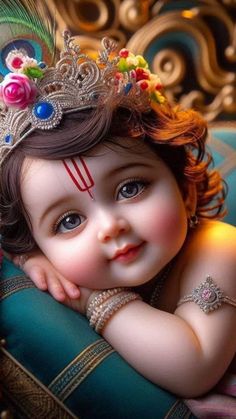 cute baby krishna images hd