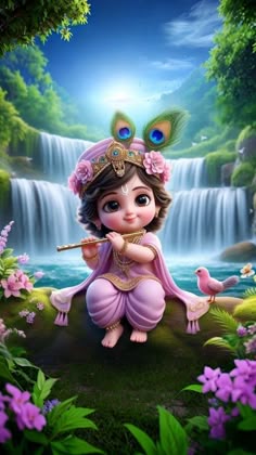 cute baby krishna images hd