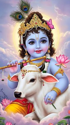 cute baby krishna images hd