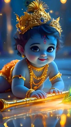 cute baby krishna images hd