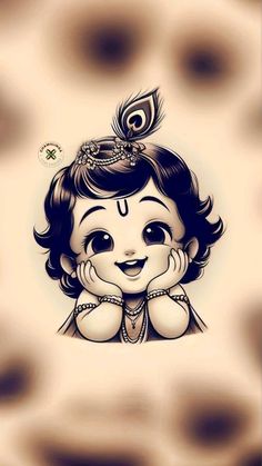 cute baby krishna images hd