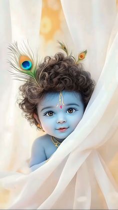 cute baby krishna images hd