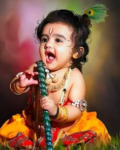 cute baby krishna images hd