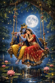 painting hd wallpaper romantic radha krishna images