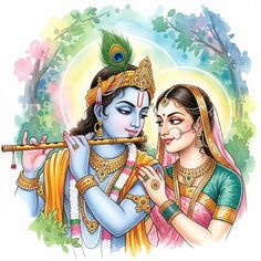 painting hd wallpaper romantic radha krishna images