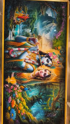 painting hd wallpaper romantic radha krishna images