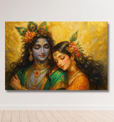 painting hd wallpaper romantic radha krishna images