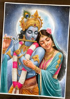 painting hd wallpaper romantic radha krishna images