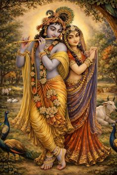 painting hd wallpaper romantic radha krishna images