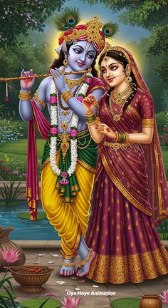 painting hd wallpaper romantic radha krishna images