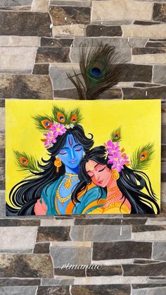 painting hd wallpaper romantic radha krishna images
