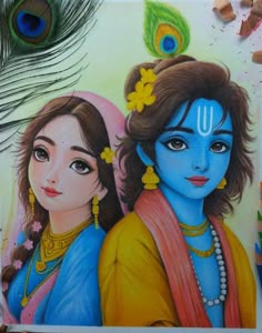 painting hd wallpaper romantic radha krishna images