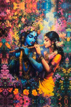 painting hd wallpaper romantic radha krishna images