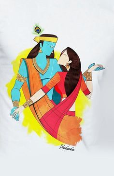 painting hd wallpaper romantic radha krishna images