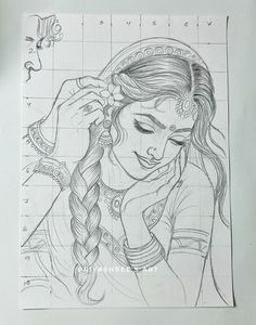 pencil radha krishna drawing