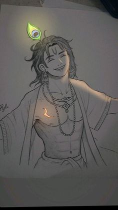 pencil radha krishna drawing