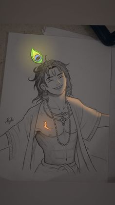 pencil radha krishna drawing