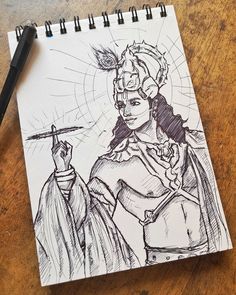 pencil radha krishna drawing