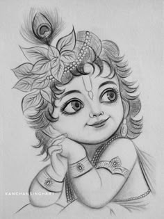 pencil radha krishna drawing