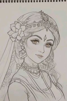 pencil radha krishna drawing
