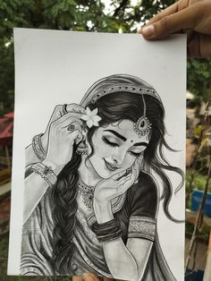 pencil radha krishna drawing