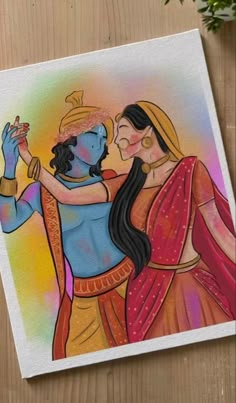 pencil radha krishna drawing