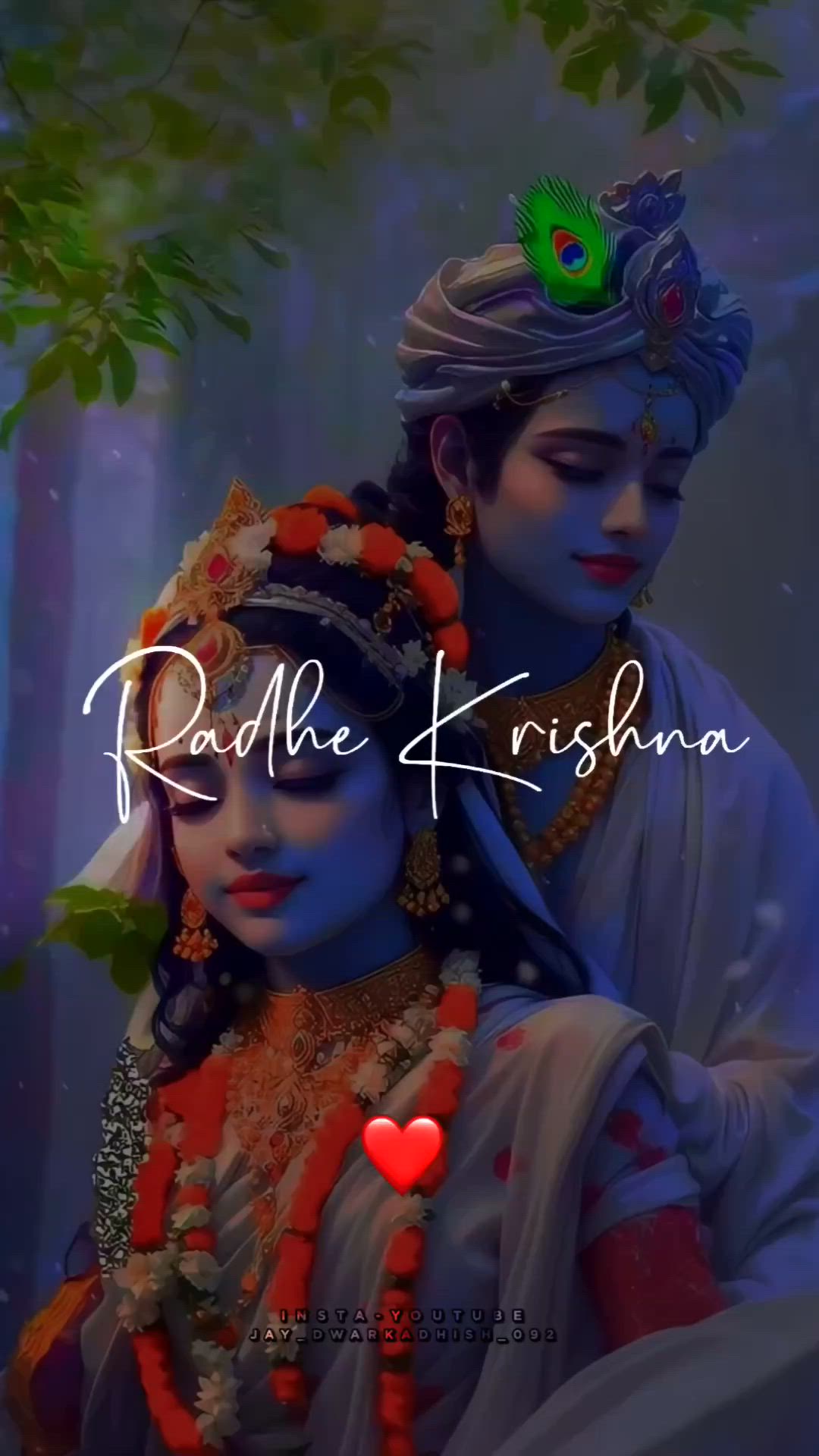 radha krishna good morning images