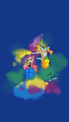 radha krishna holi images hd 3d