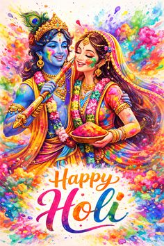 radha krishna holi images hd 3d