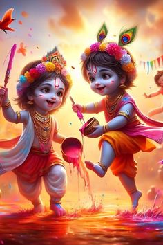 radha krishna holi images hd 3d