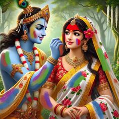 radha krishna holi images hd 3d